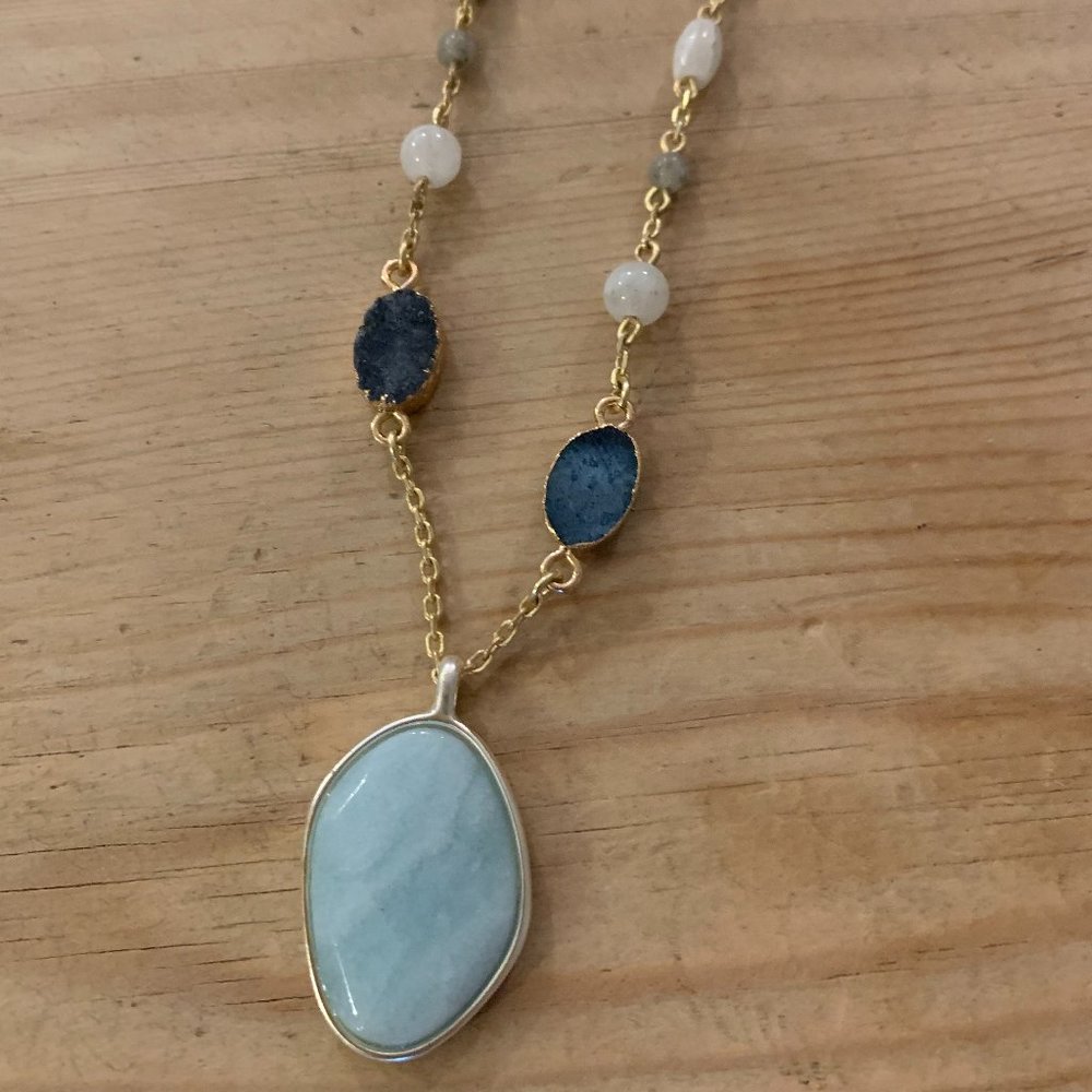 Luky Brand Semi Precious accents Necklace NWT
